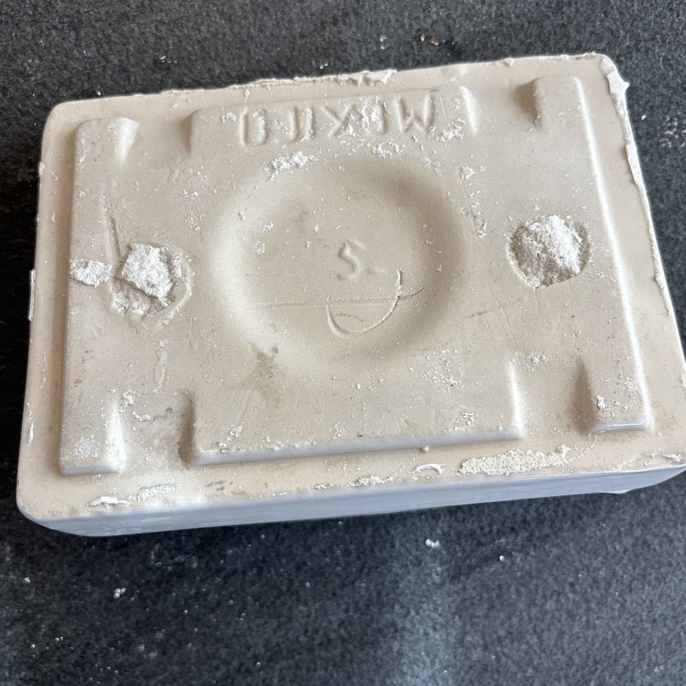 Vintage White Ceramic Soap Dish Porcelain  Bathtub Shower MCM - Picture 3 of 5